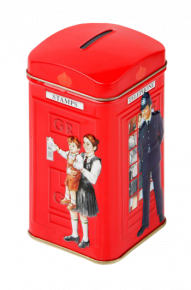 Tea Bag Caddy Money Boxes - Policeman Telephone Box