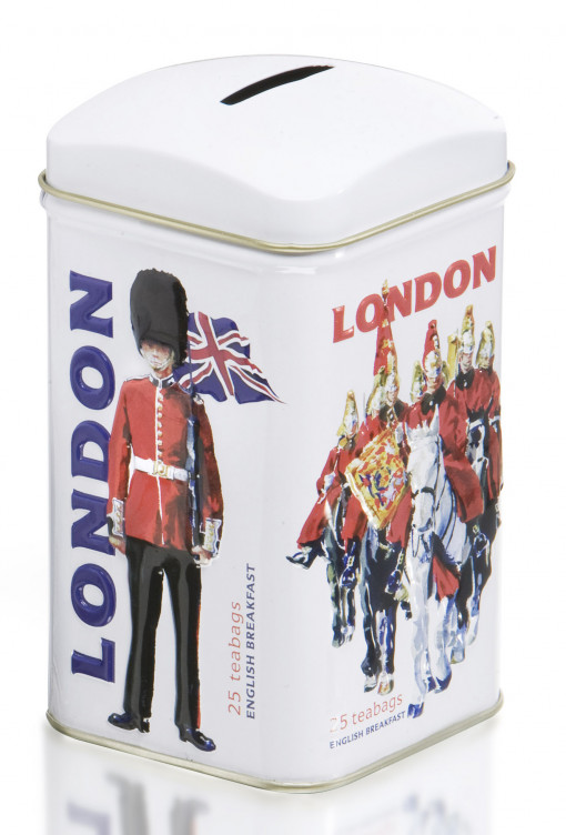 Tea Bag Caddy Money Boxes - Royal Guards
